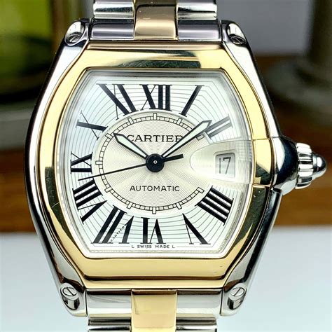 used mens cartier roadster watch|cartier roadster watch price list.